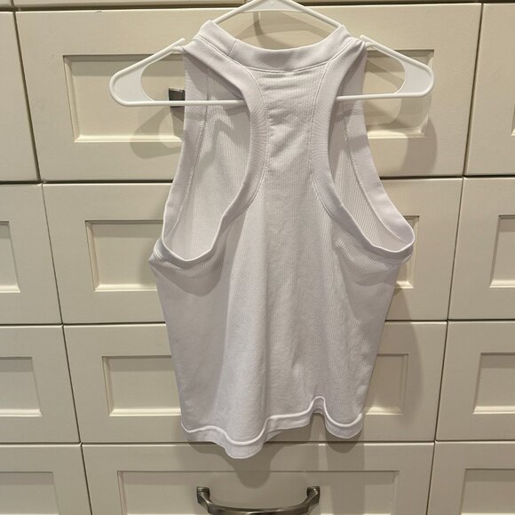 Athleta Renew Seamless Racerback Tank, 530130, White, Size 1X - Picture 2 of 3